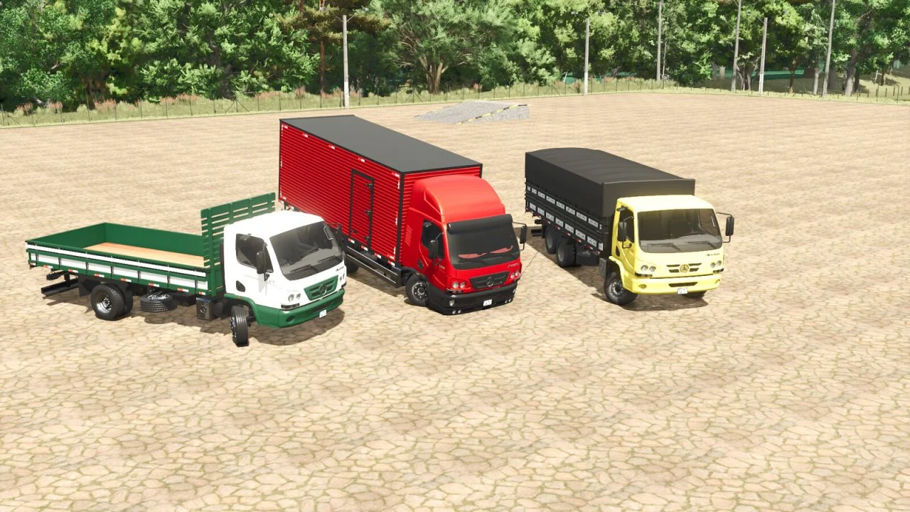 FS25 Mercedes-Benz Accelo 2013 V1.0 Vehicles Mod FS25 Mod Free Download
