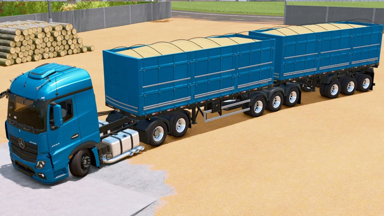 FS25 Mercedes-Benz Actros 25 Series South-America V1.0 Vehicles Mod FS25 Mod Free Download