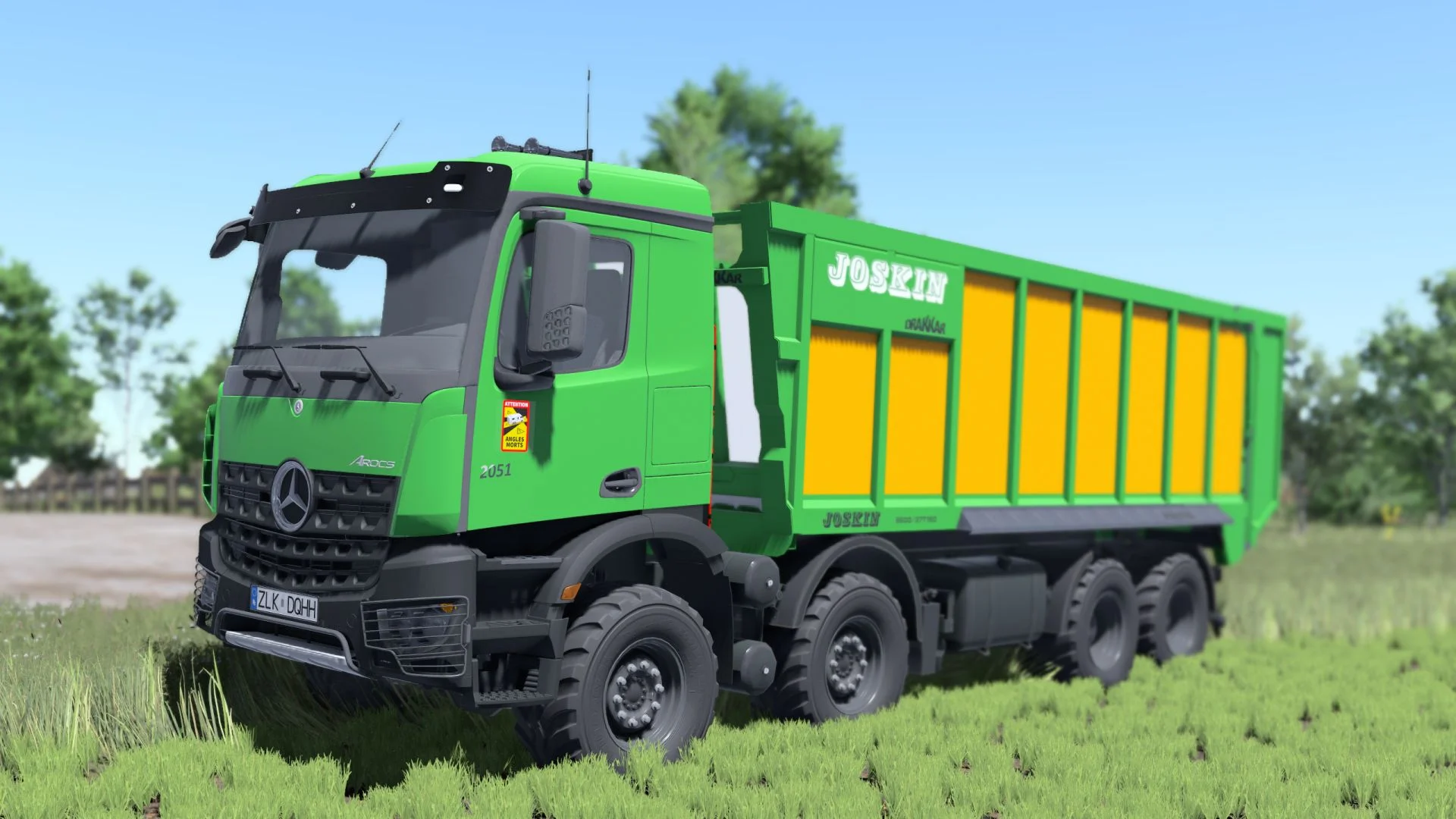 FS25 Mercedes Benz Arocs Agrar V1.0.0.1 Vehicles Mod FS25 Mod Free Download