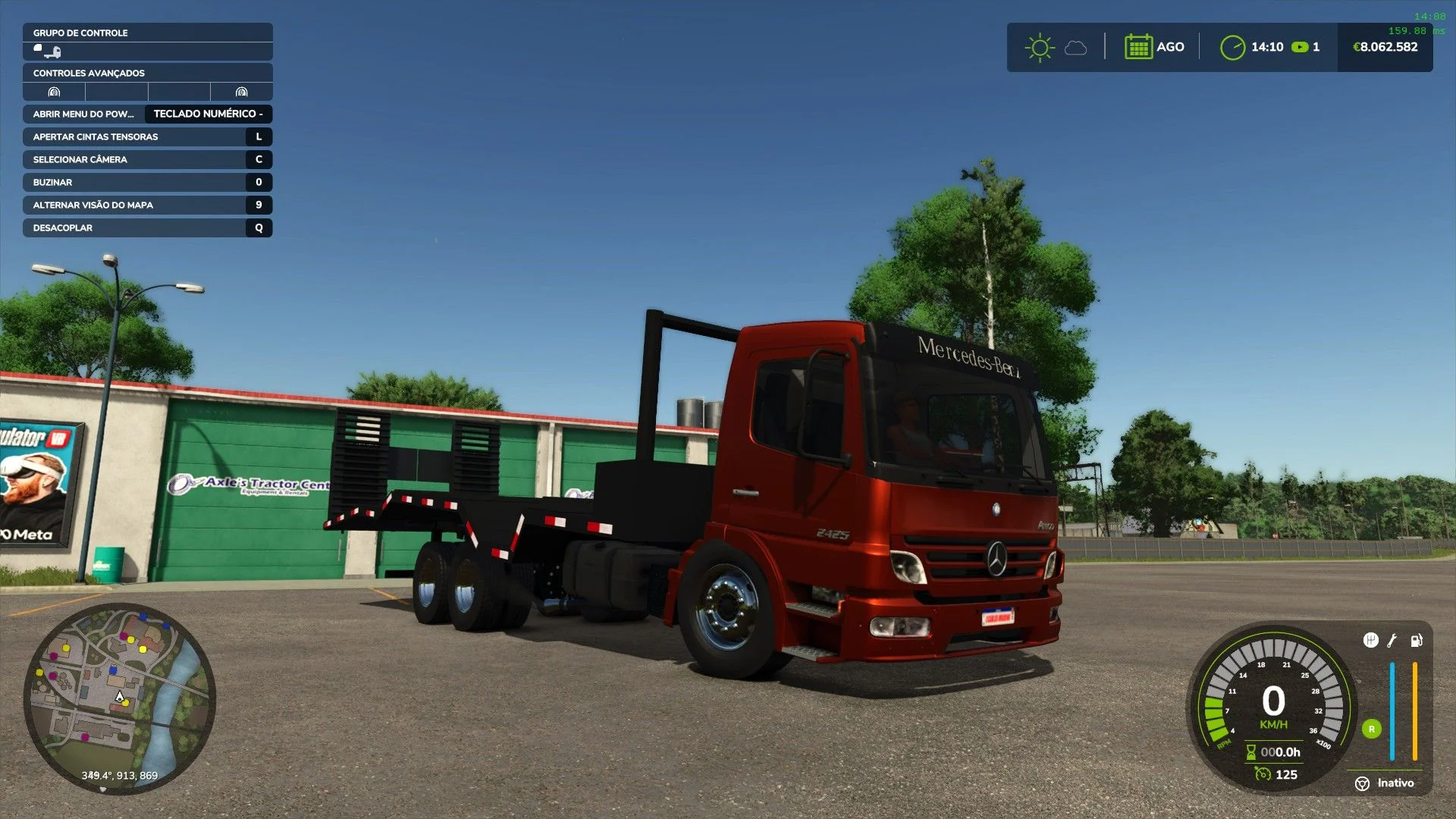 FS25 Mercedes Benz Atego 2425 V1.0 Vehicles Mod FS25 Mod Free Download