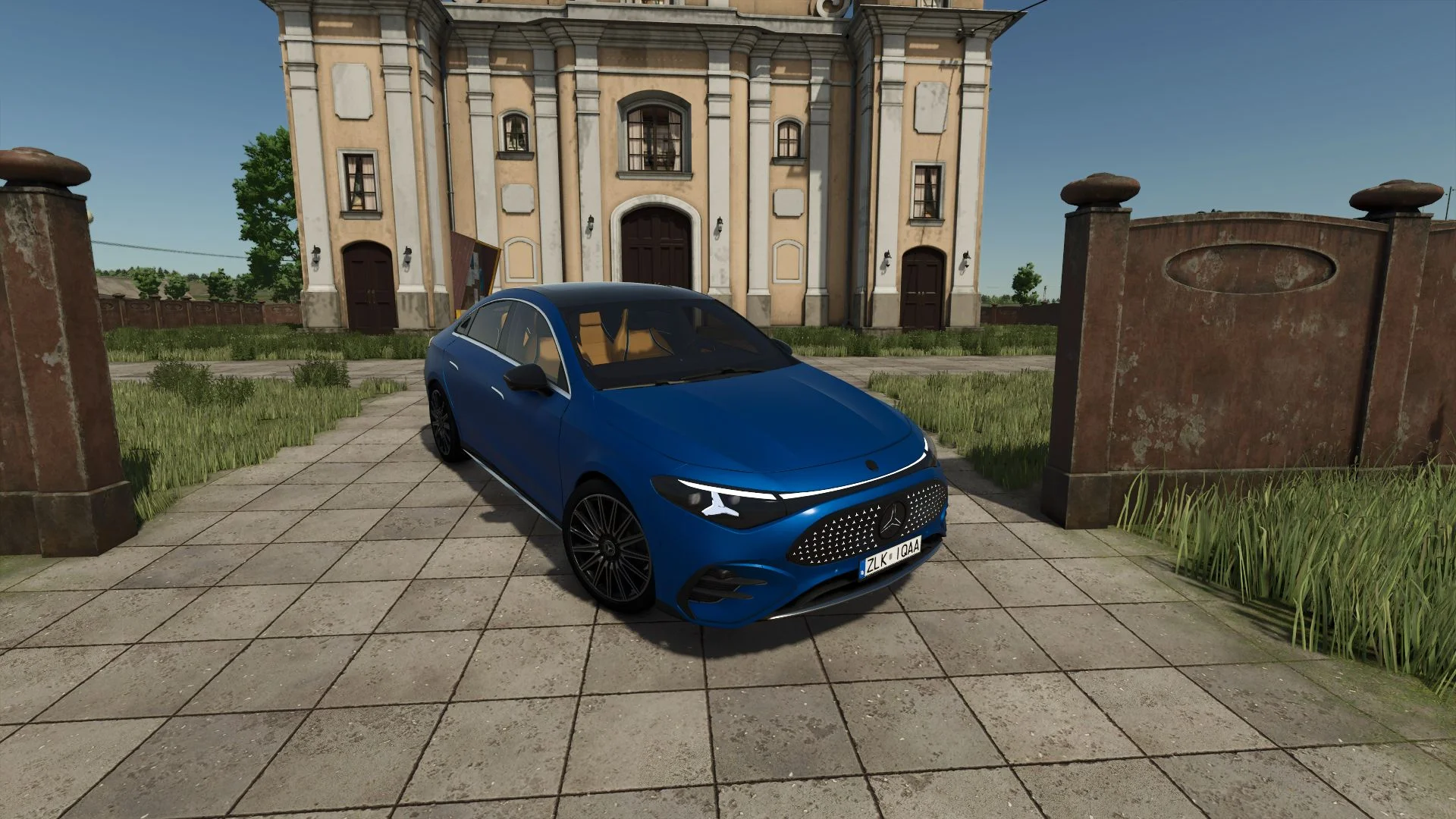 FS25 Mercedes Benz CLA EV V1.0 Vehicles Mod FS25 Mod Free Download