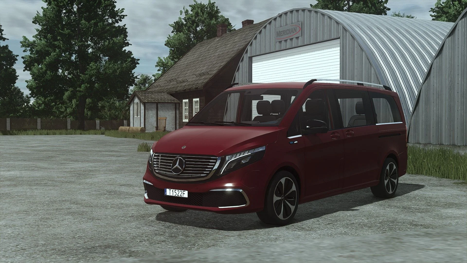 FS25 Mercedes-Benz EQV 2020 V1.0.0.1 Vehicles Mod FS25 Mod Free Download