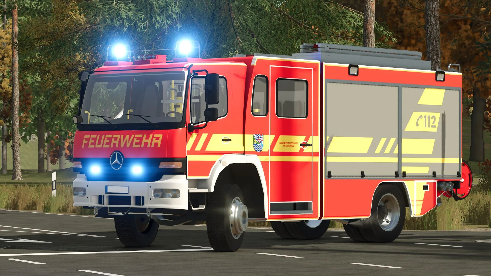 FS25 Mercedes Benz Metz FGL LF16 V1.0 Vehicles Mod FS25 Mod Free Download