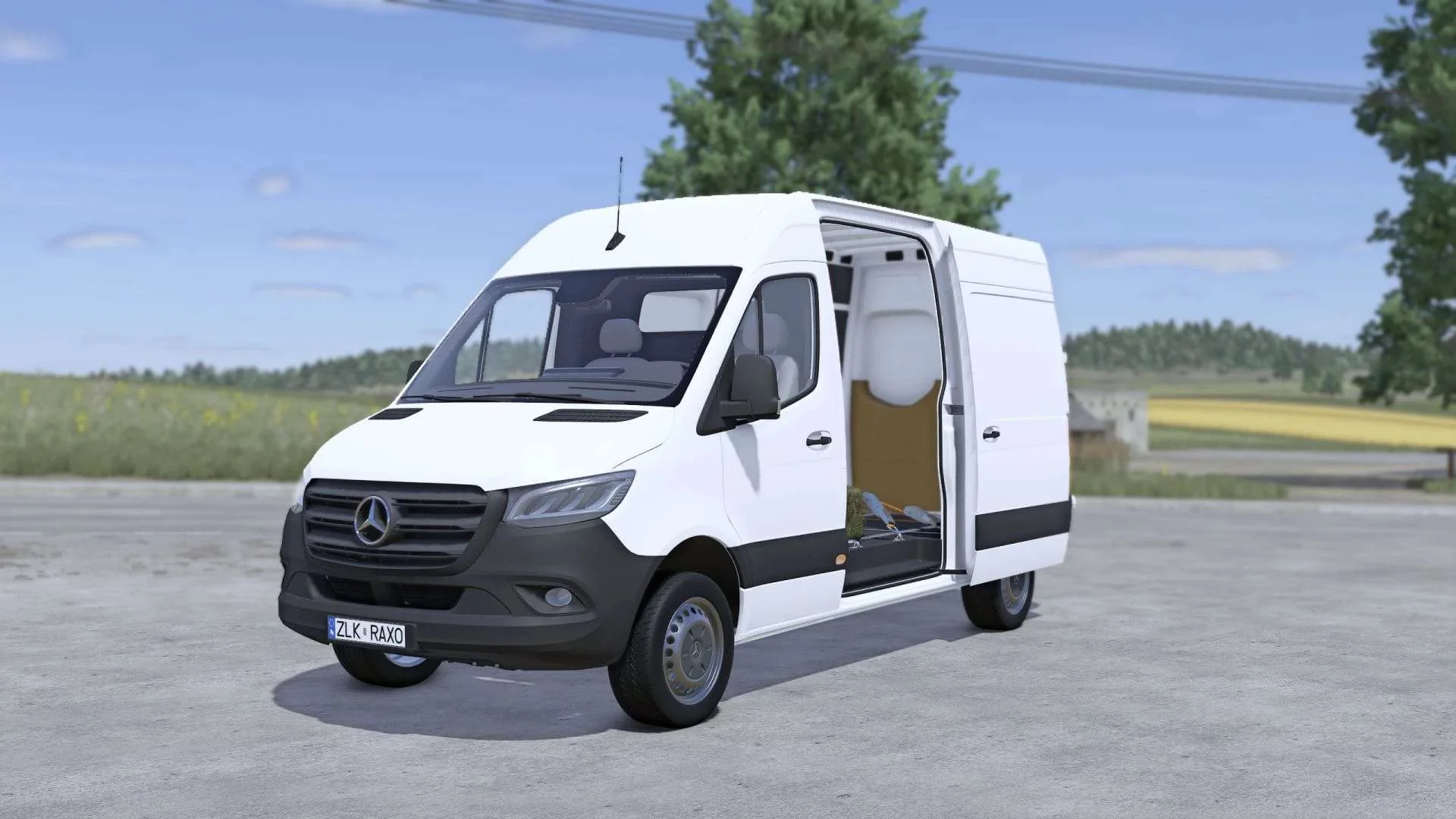 FS25 Mercedes-Benz Sprinter 2021 v1.1 Vehicles Mod FS25 Mod Free Download