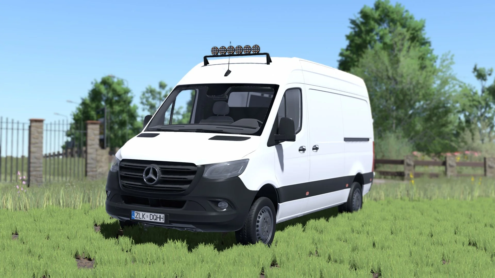 FS25 Mercedes-Benz Sprinter 2021 V1.2 Vehicles Mod FS25 Mod Free Download