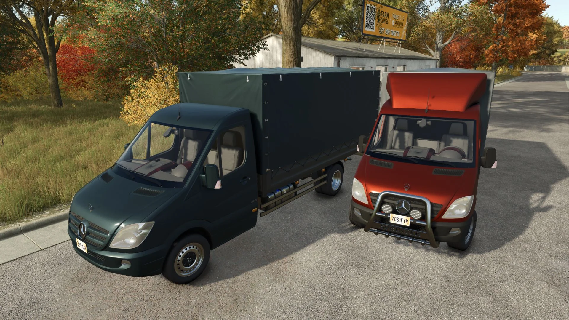 FS25 Mercedes-Benz Sprinter V1.2 Vehicles Mod FS25 Mod Free Download