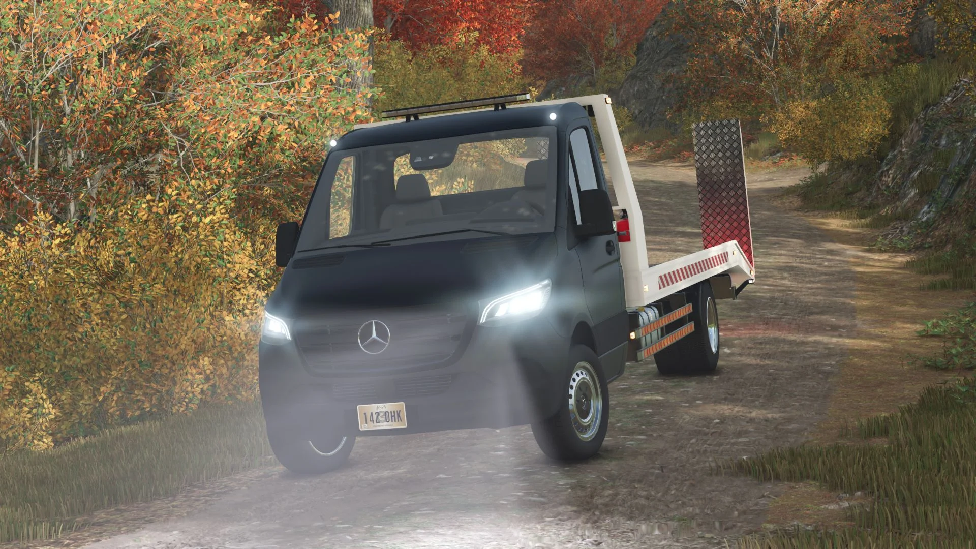 FS25 Mercedes-Benz Sprinter W910 tow truck V1.0 Vehicles Mod FS25 Mod Free Download