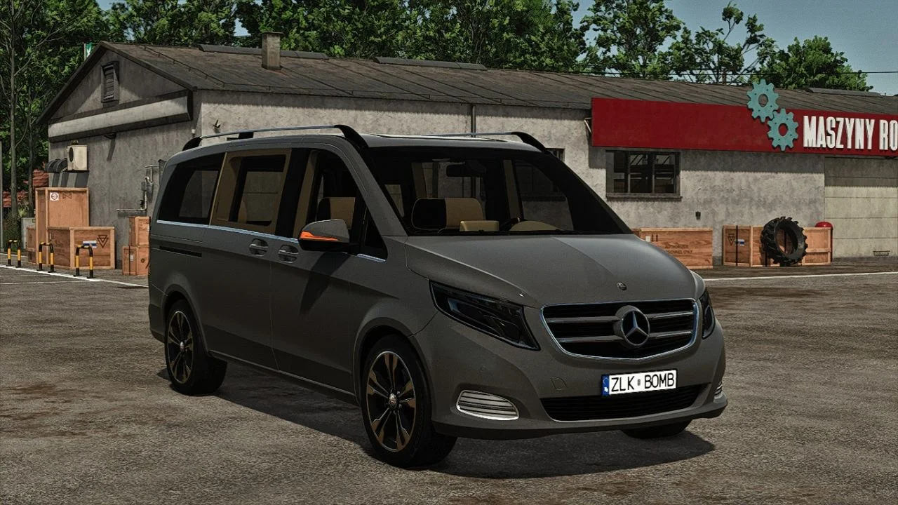 FS25 Mercedes Benz Viano v1.0 Vehicles Mod FS25 Mod Free Download
