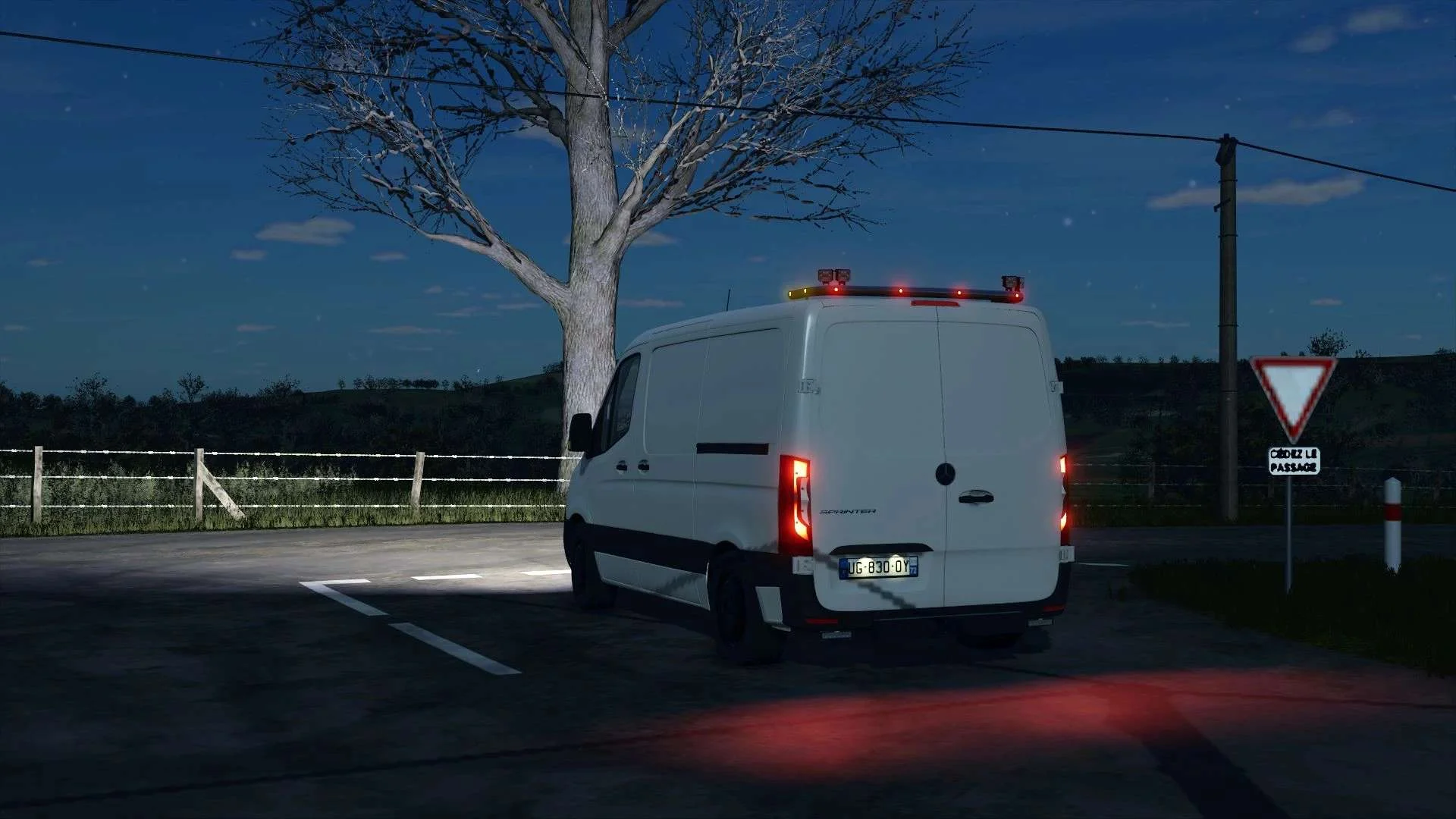 FS25 Mercedes Sprinter 2018 v1.0 Vehicles Mod FS25 Mod Free Download