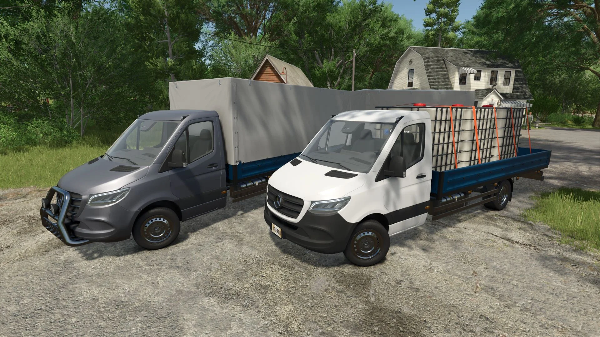 FS25 Mercedes Sprinter W910 V1.0 Vehicles Mod FS25 Mod Free Download