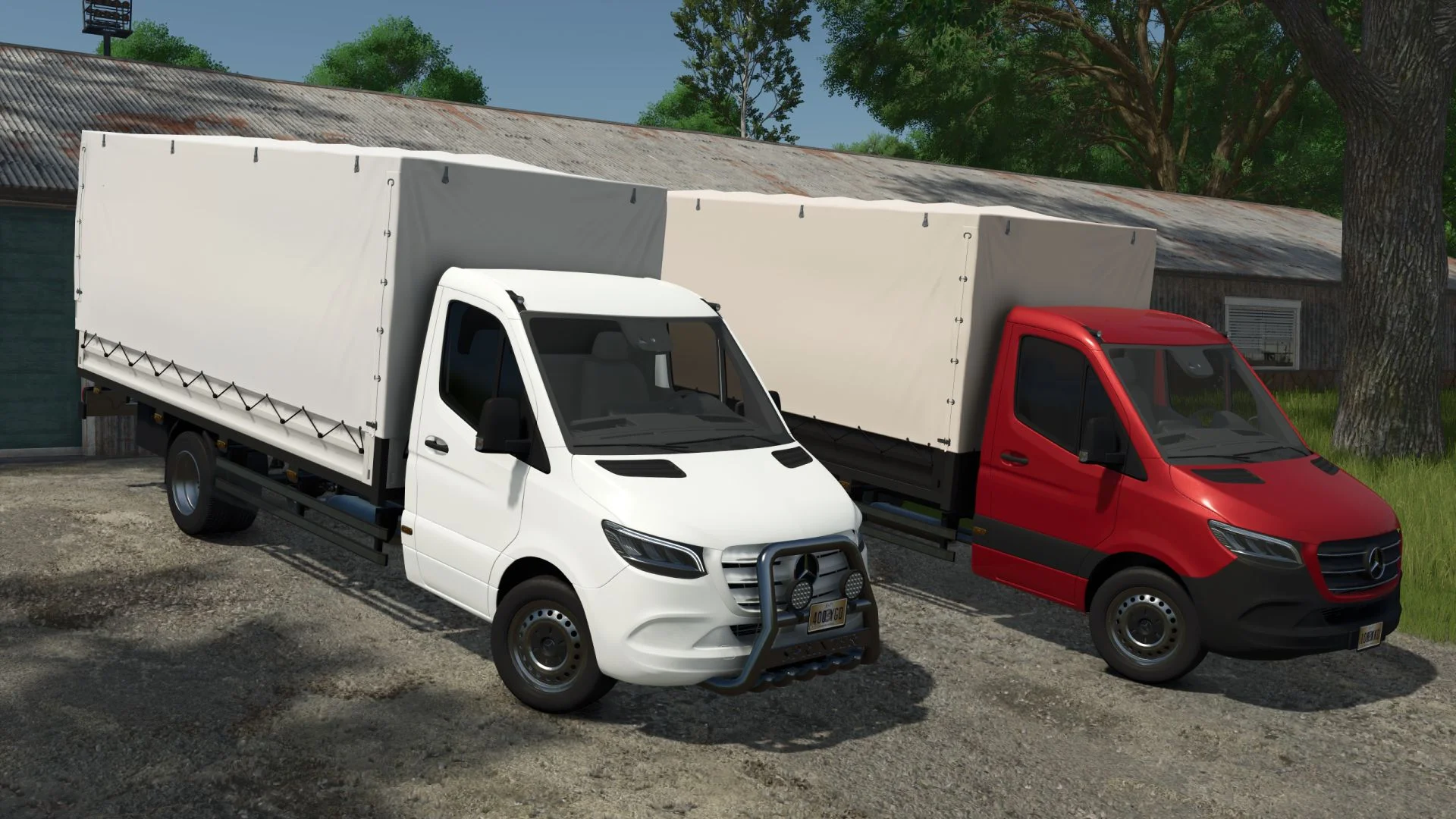 FS25 Mercedes Sprinter W910 V1.1 Vehicles Mod FS25 Mod Free Download