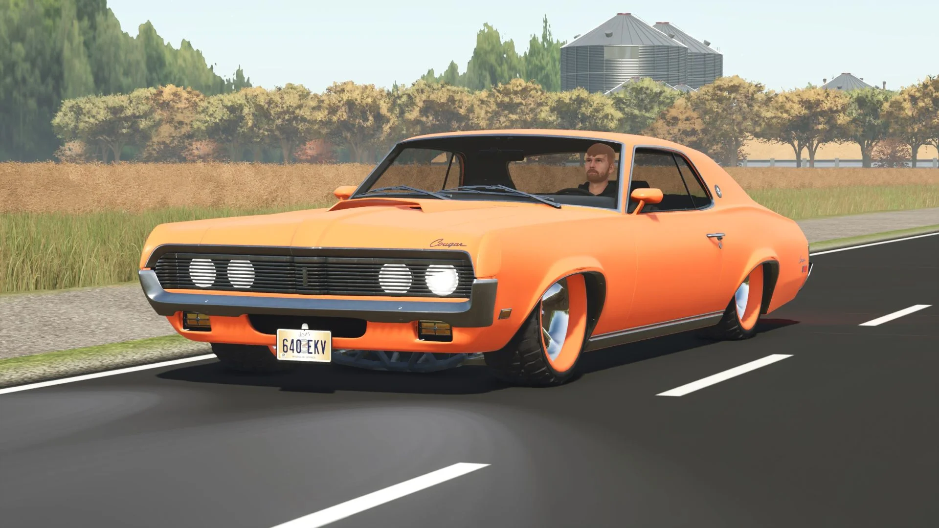 FS25 Mercury Cougar XR-7 1969 v1.0 Vehicles Mod FS25 Mod Free Download