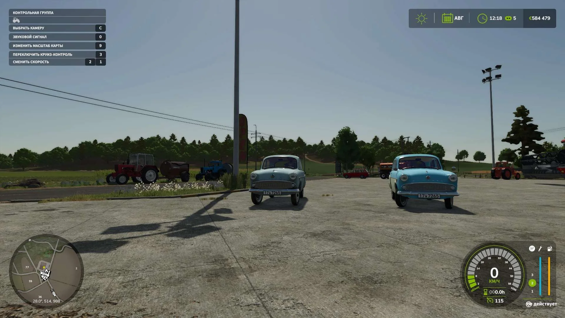 FS25 Moskwicz 407 v1.0 Vehicles Mod FS25 Mod Free Download
