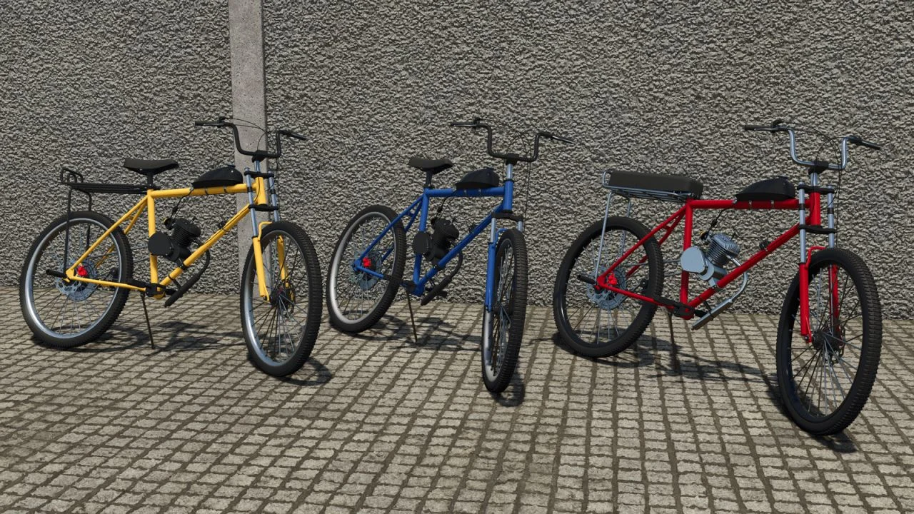 FS25 Motorized Bike V1.0 Vehicles Mod FS25 Mod Free Download
