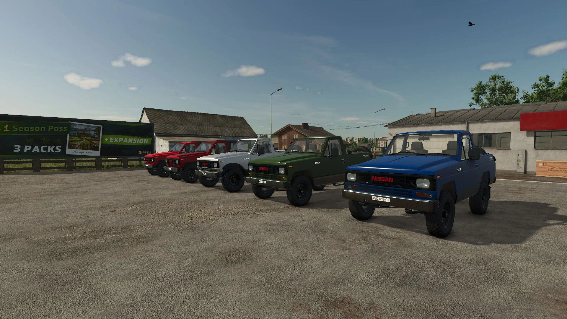 FS25 Nissan Safari 1985 V1.1 Vehicles Mod FS25 Mod Free Download
