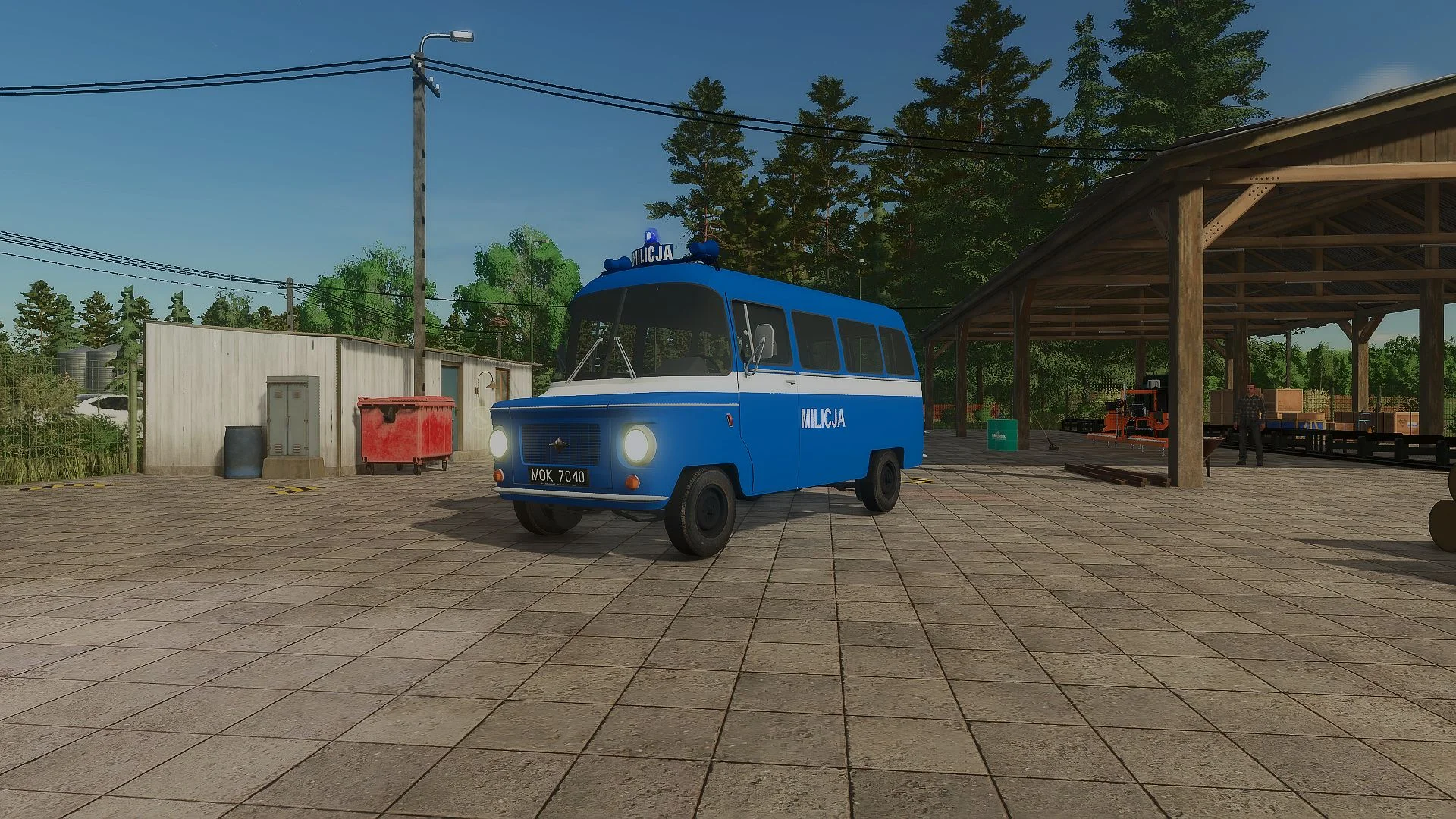 FS25 Nysa 522 Citizens’ Militia V1.0 Vehicles Mod FS25 Mod Free Download