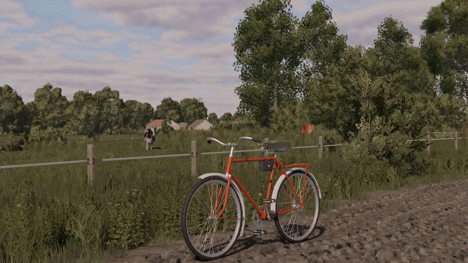 FS25 Old Soviet Bike v1.0 Vehicles Mod FS25 Mod Free Download