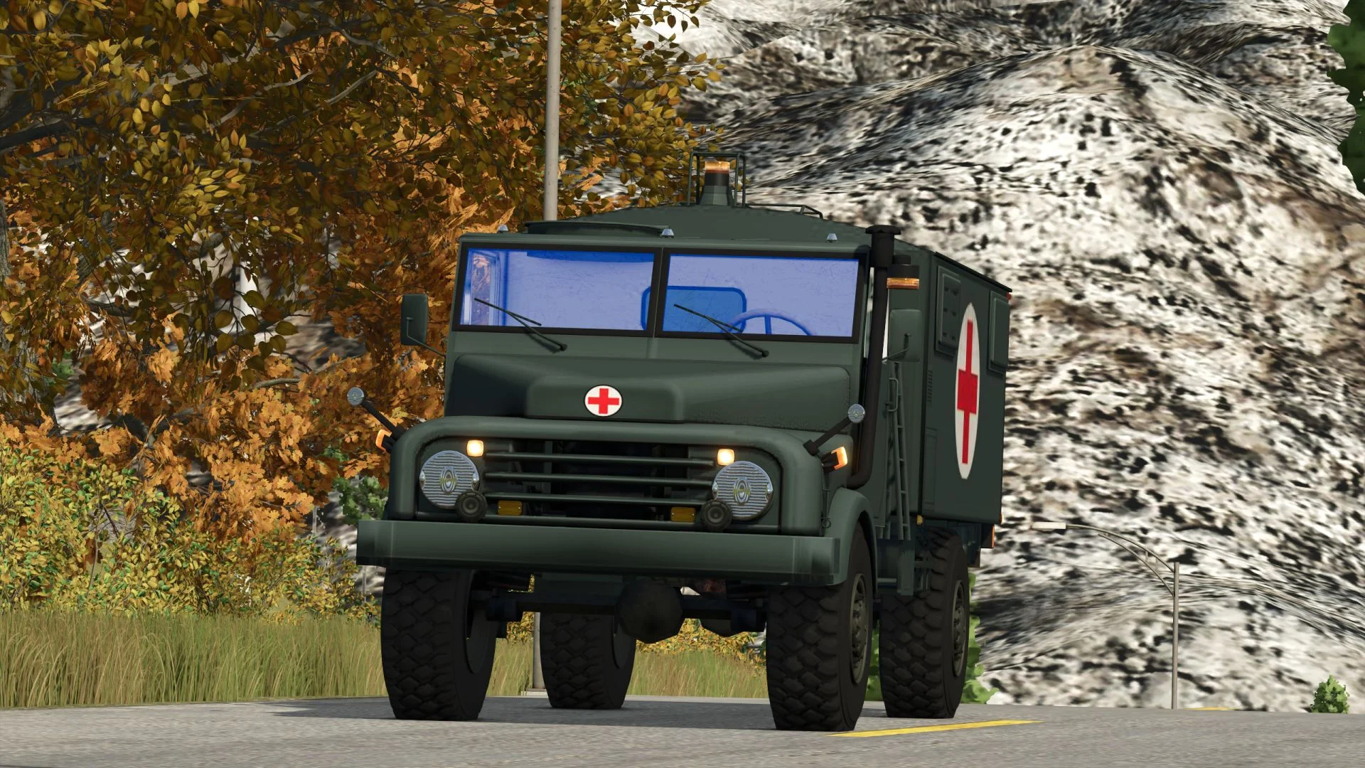 FS25 Opel Kfz.305 Blitz, Ambulancia 4×4 V1.0 Vehicles Mod FS25 Mod Free Download
