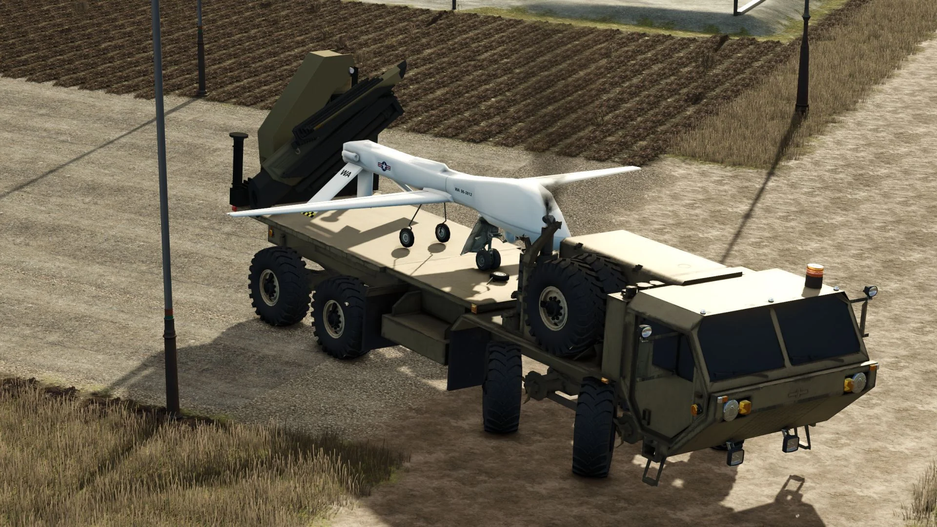 FS25 Oshkosh Defense Heavy Expanded Mobility Tactical Truck (HEMTT) V1.0 Vehicles Mod FS25 Mod Free Download