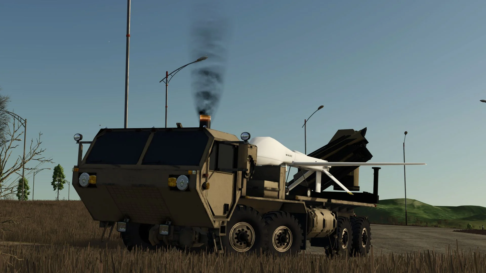 FS25 Oshkosh HEMTT DRON V1.0 Vehicles Mod FS25 Mod Free Download