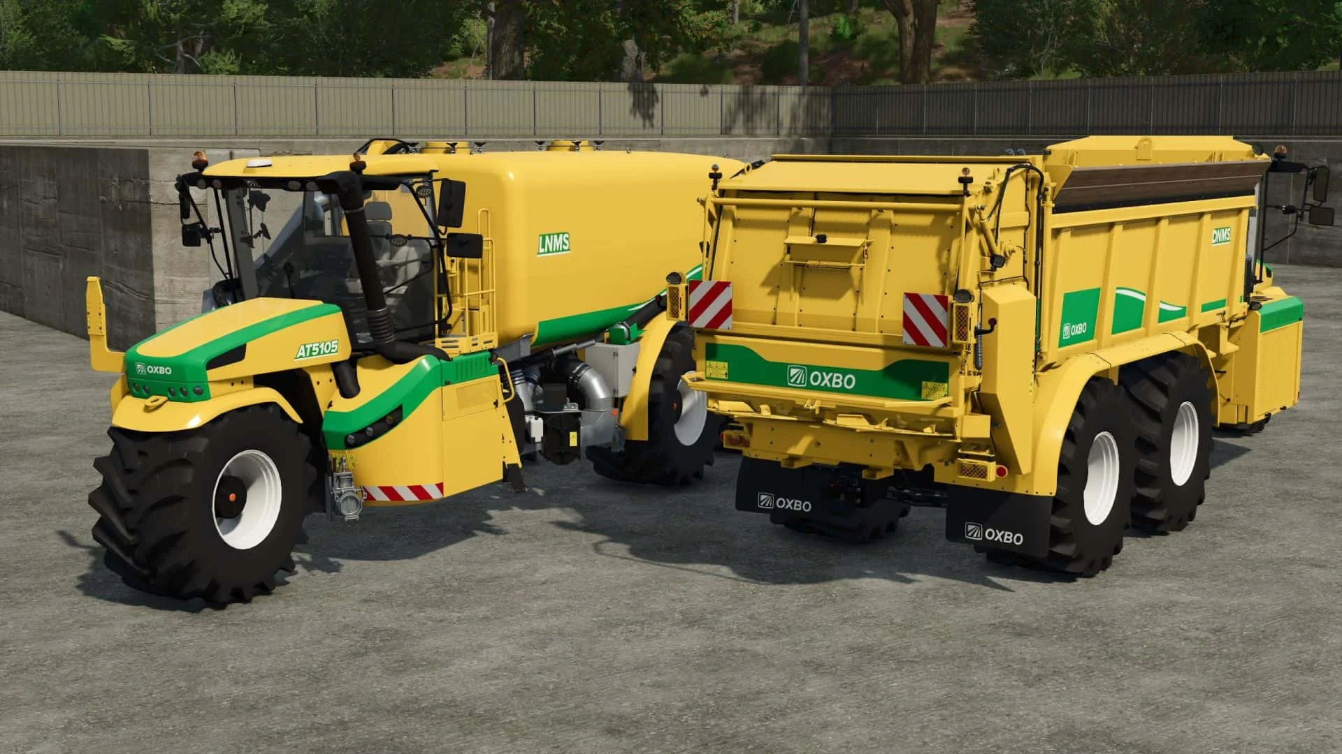 FS25 Oxbo At5105 LNMS/DNMS 80.000L v1.0 Vehicles Mod FS25 Mod Free Download