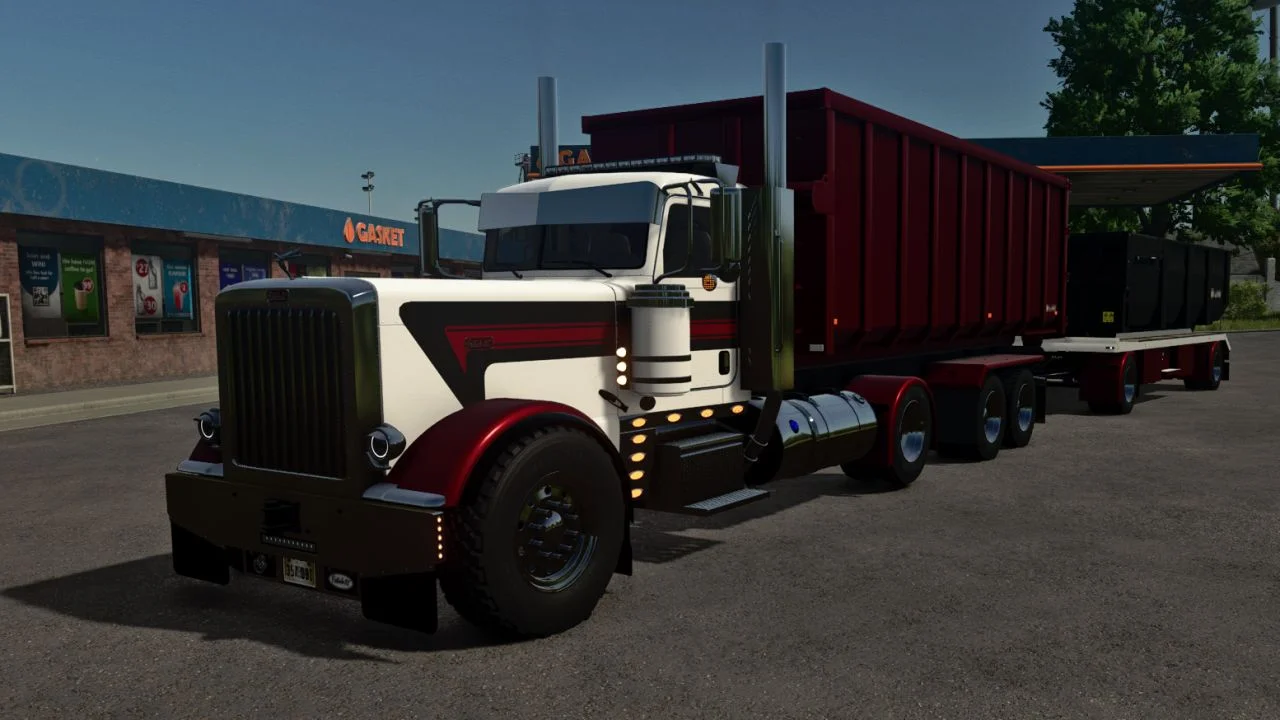 FS25 Peterbilt 389 Hooklift V1.0.0.1 Vehicles Mod FS25 Mod Free Download