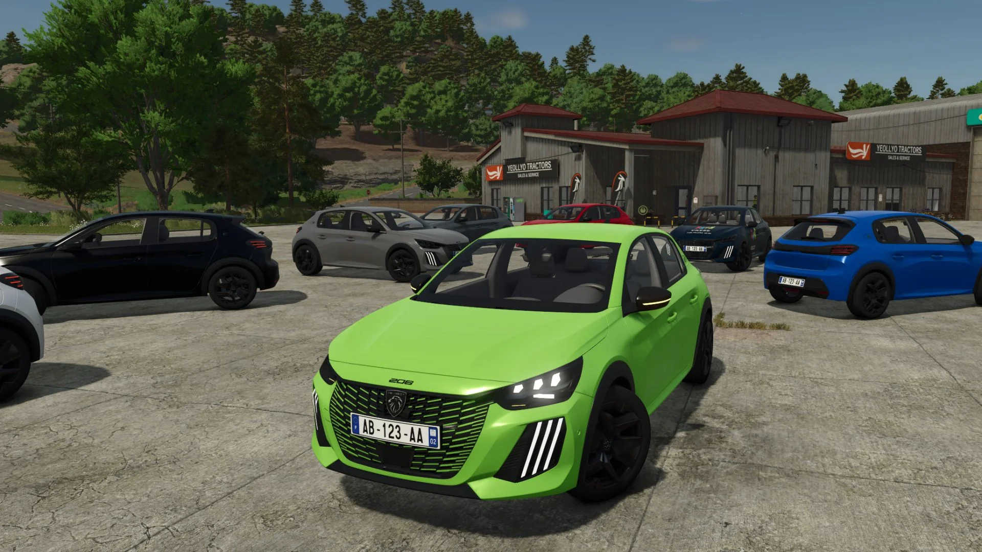 FS25 Peugeot E-208 2024 V1.0 Vehicles Mod FS25 Mod Free Download