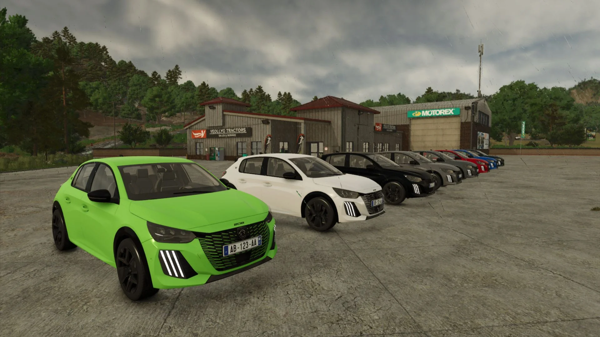 FS25 Peugeot E-208 2024 V2.0 Vehicles Mod FS25 Mod Free Download