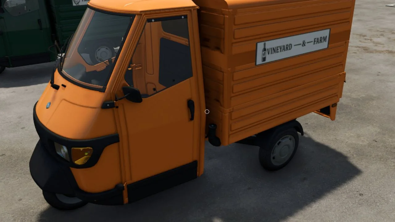 FS25 Piaggio Ape 50 van V1.0 Vehicles Mod FS25 Mod Free Download