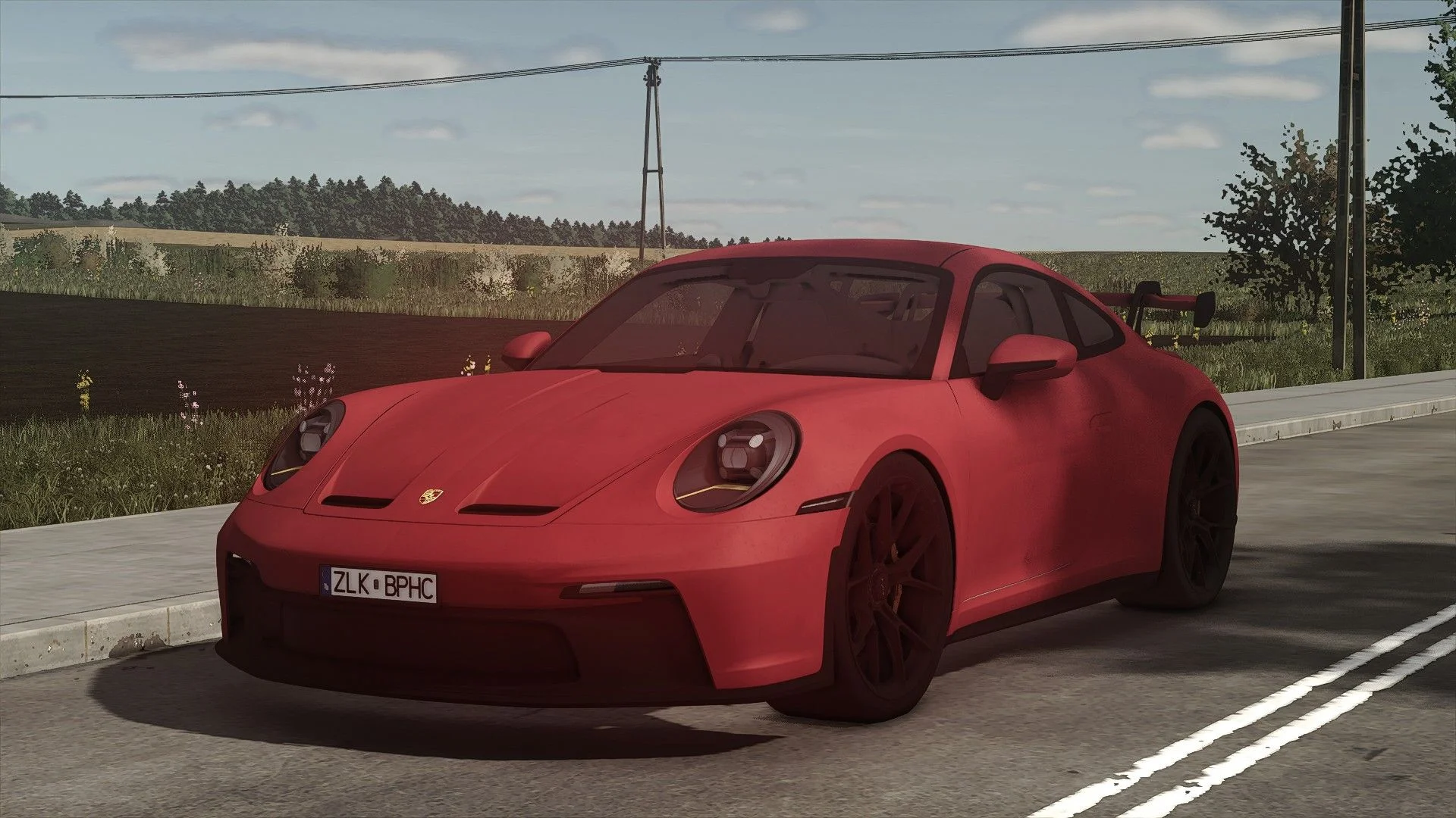 FS25 Porsche Carrera GT3 V1.1.0.2 Vehicles Mod FS25 Mod Free Download