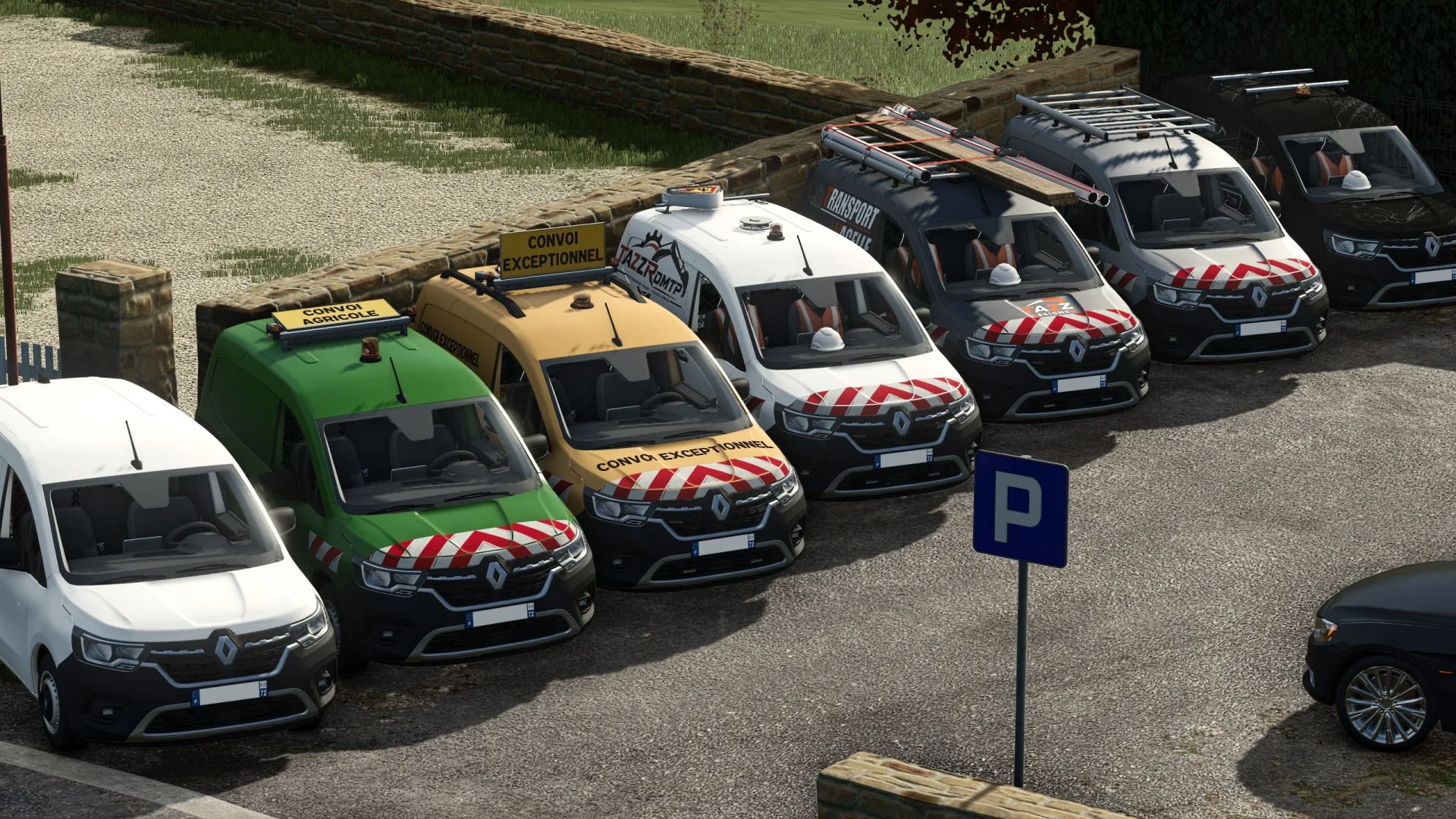 FS25 Renault Kangoo III Pack V1.0.0.2 Vehicles Mod FS25 Mod Free Download