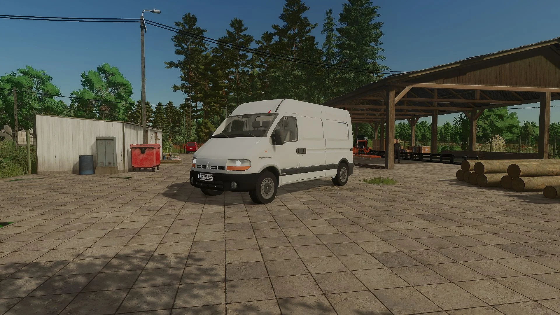 FS25 Renault Master II przed lift V1.0 Vehicles Mod FS25 Mod Free Download