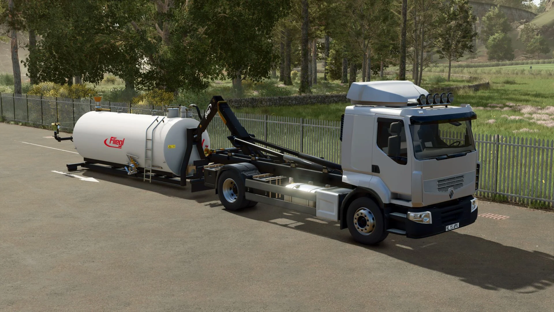 FS25 Renault Premium Hook Lift 4×2 V1.1 Vehicles Mod FS25 Mod Free Download