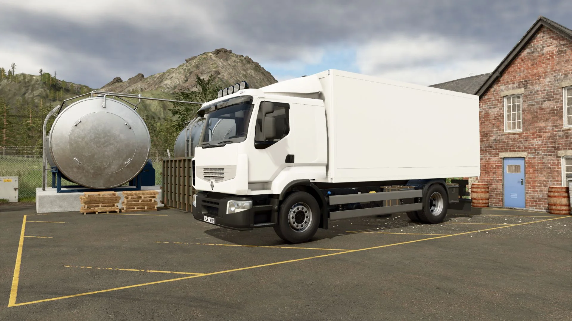 FS25 Renault Premium Сargo 4×2 V1.0 Vehicles Mod FS25 Mod Free Download