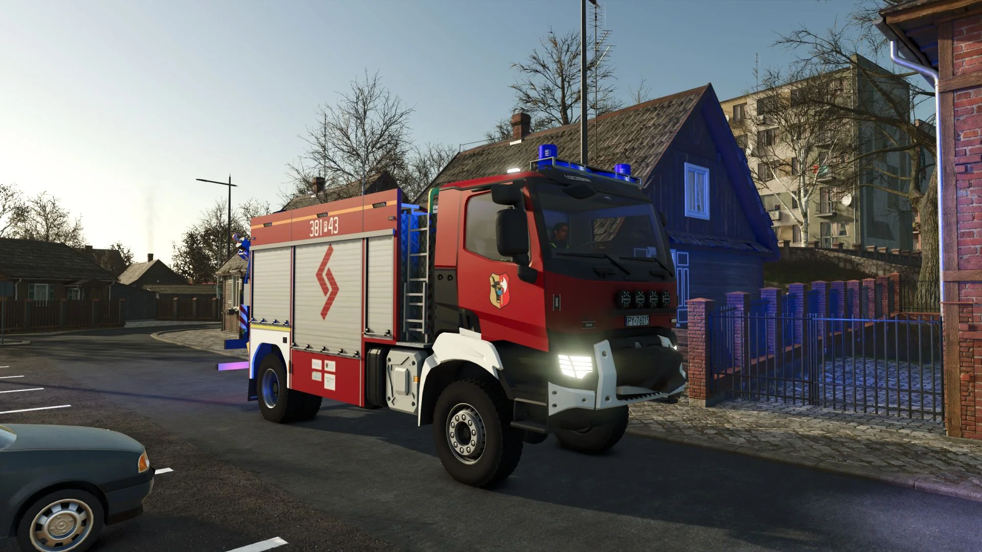 FS25 Renault TGL Fire & Rescue Unit V1.0 Vehicles Mod FS25 Mod Free Download