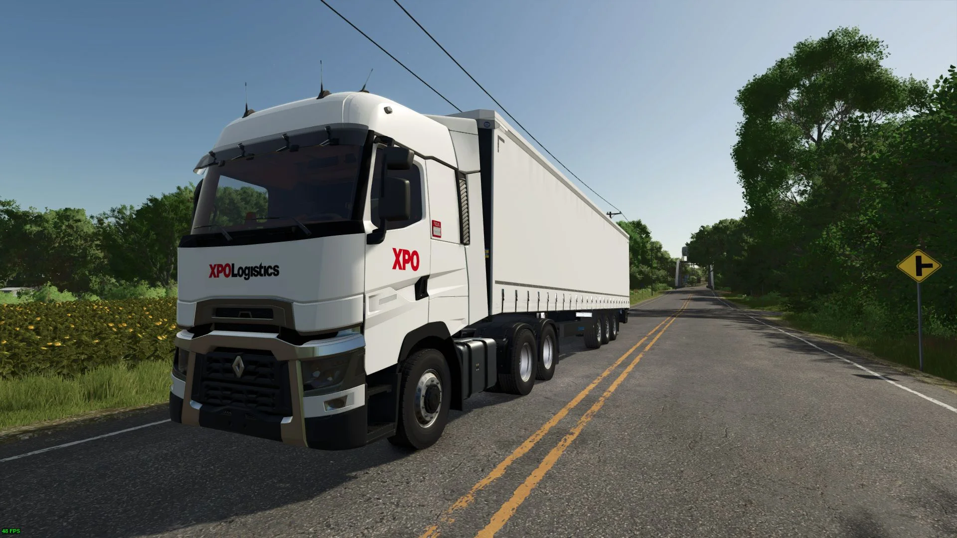 FS25 Renault Trucks T XPO Logistics V1.0 Vehicles Mod FS25 Mod Free Download