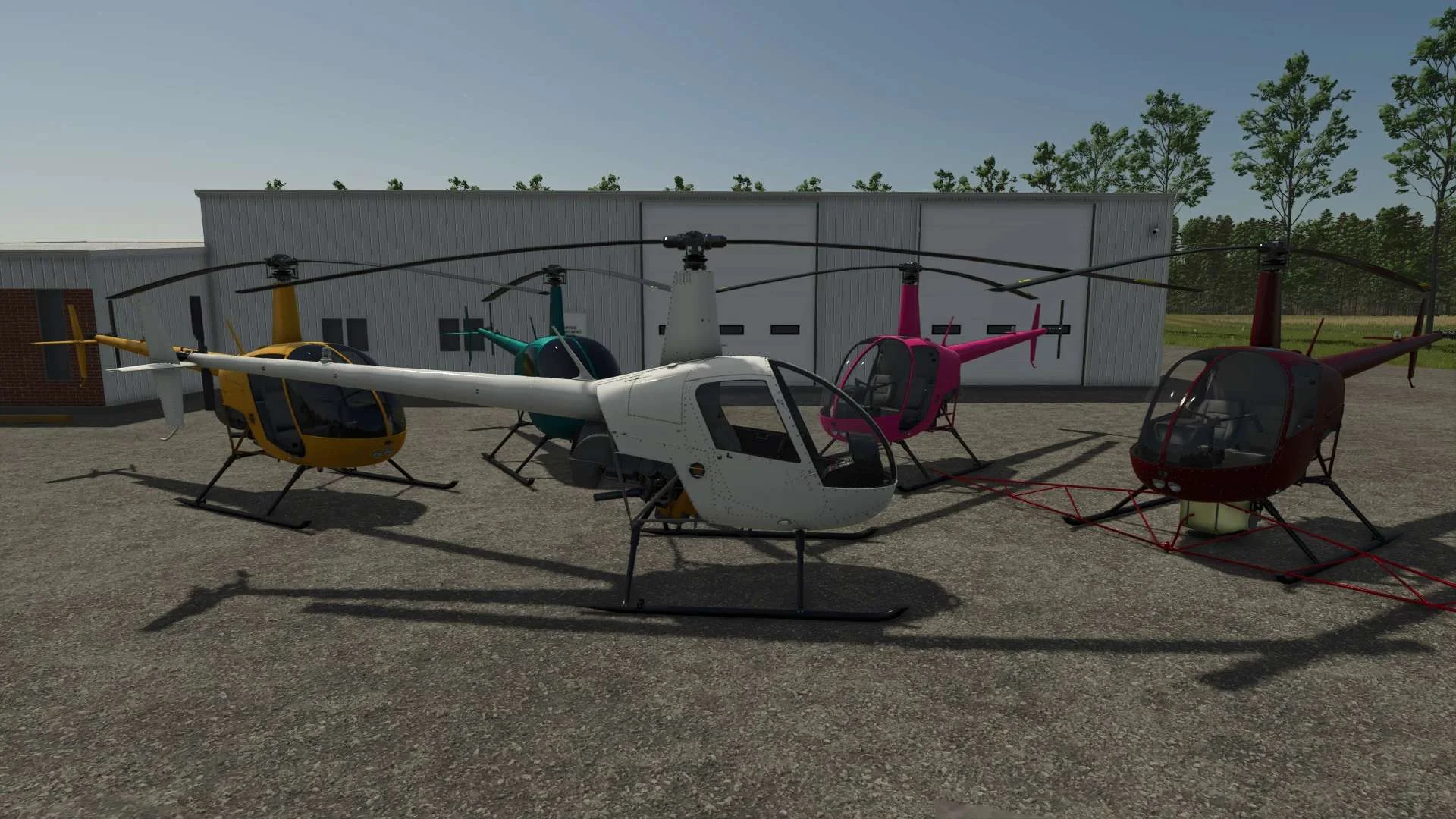 FS25 Robinson R22 Helicopter v1.0 Vehicles Mod FS25 Mod Free Download