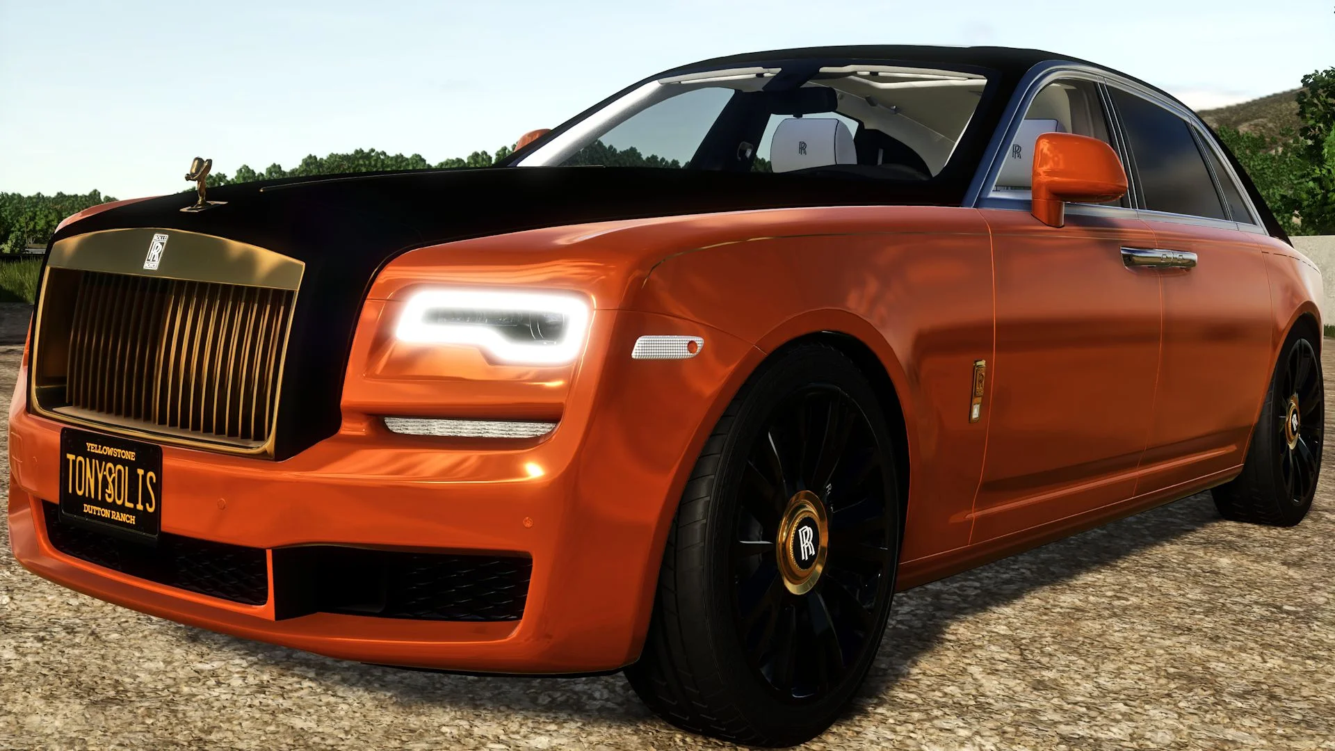 FS25 Rolls-Royce Ghost 2021 V1.0 Vehicles Mod FS25 Mod Free Download
