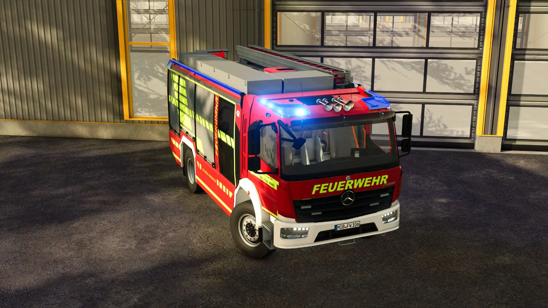 FS25 Rosenbauer AT3 Facelift V1.0 Vehicles Mod FS25 Mod Free Download