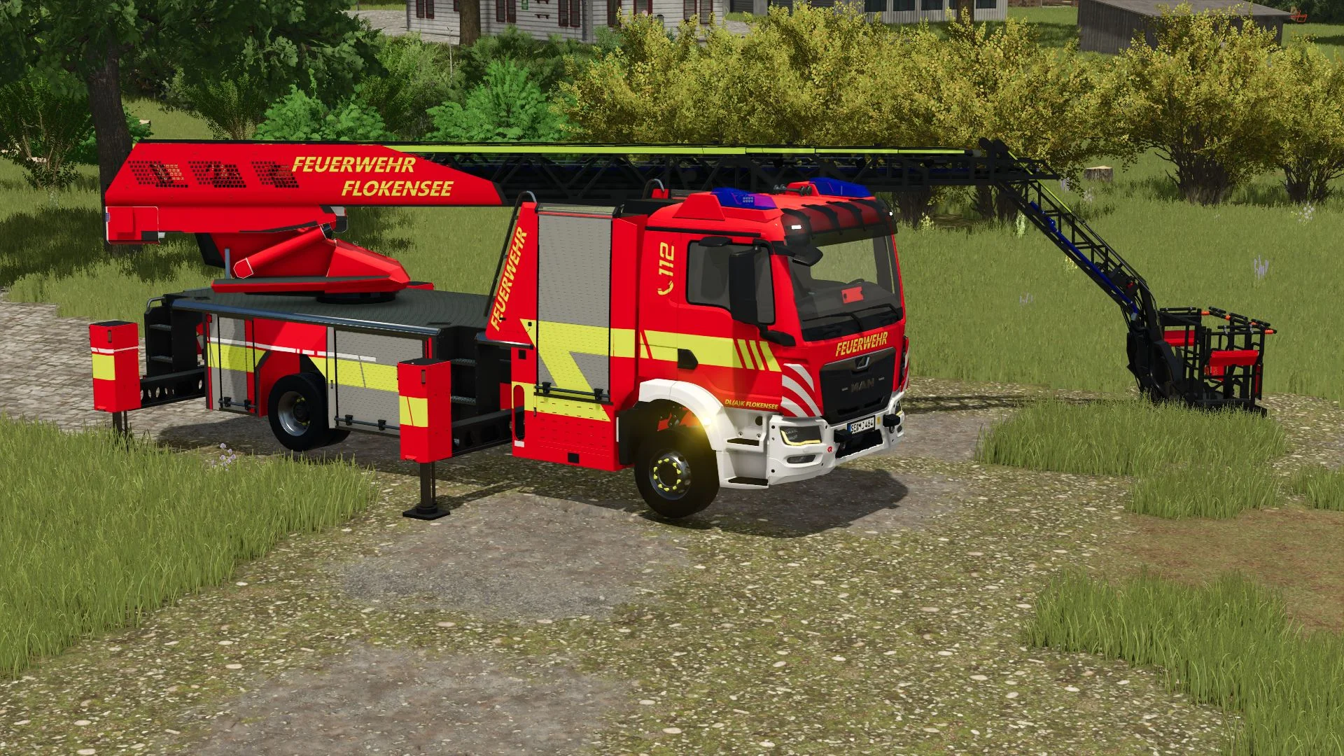 FS25 Rosenbauer DL(A)K 23/12 V1.0.0.1 Vehicles Mod FS25 Mod Free Download