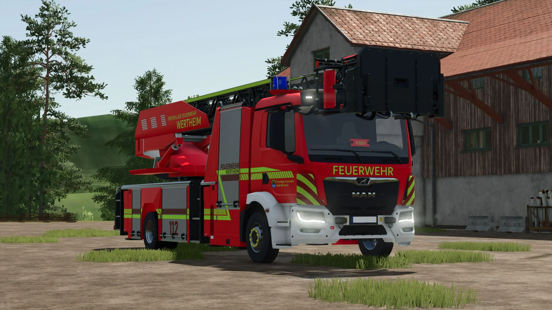FS25 Rosenbauer DL(A)K 23/12 V2.0 Vehicles Mod FS25 Mod Free Download