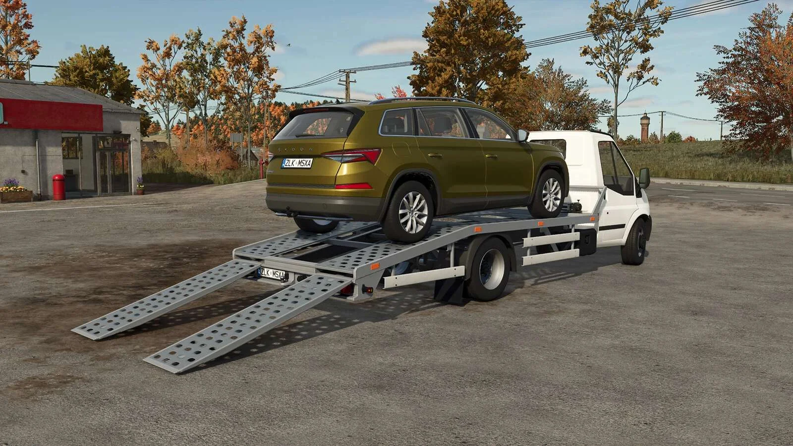 FS25 Rumbler Tow Car v1.0.0.1 Vehicles Mod FS25 Mod Free Download