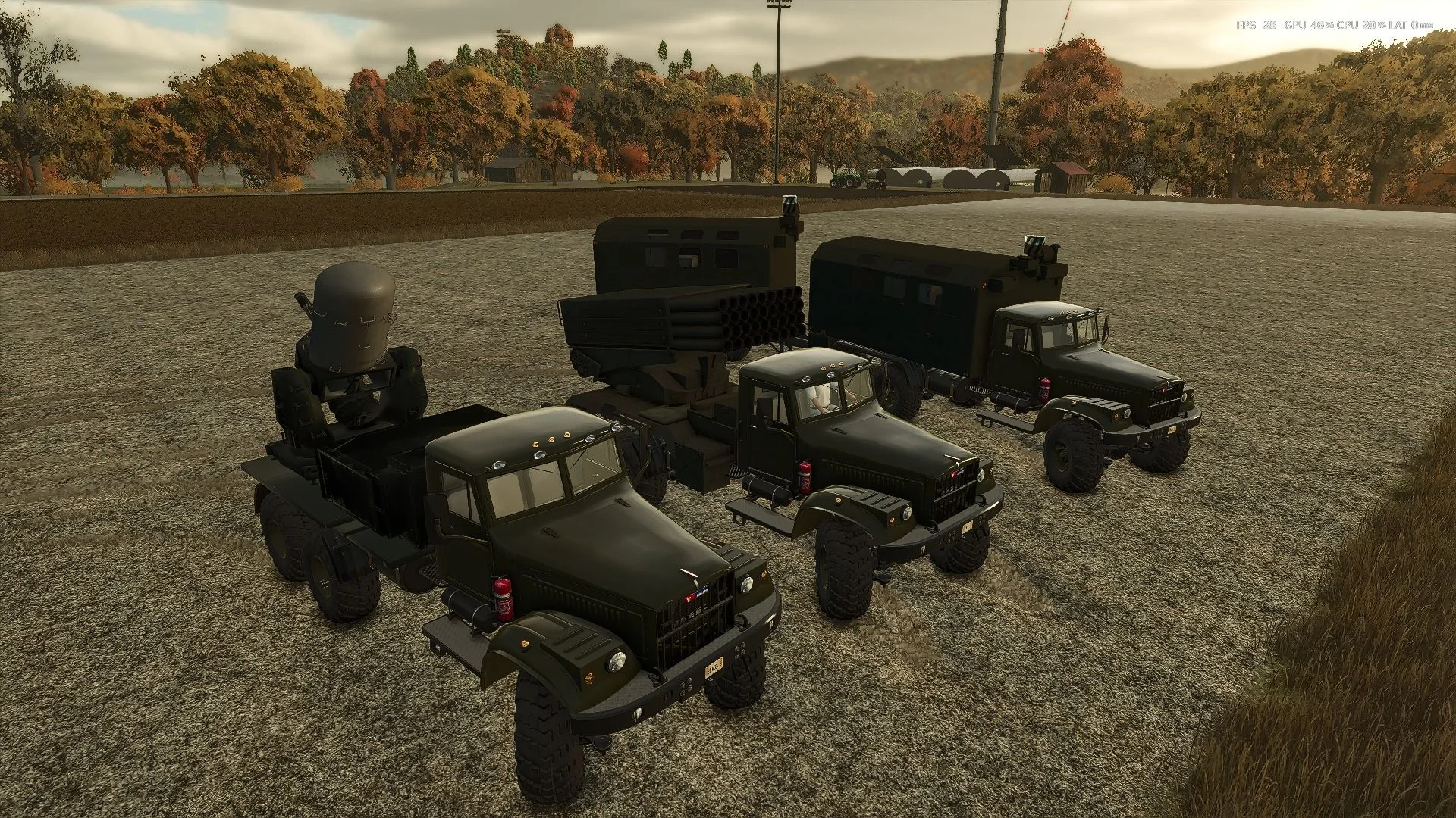 FS25 Russian military pack Ural V1.0 Vehicles Mod FS25 Mod Free Download