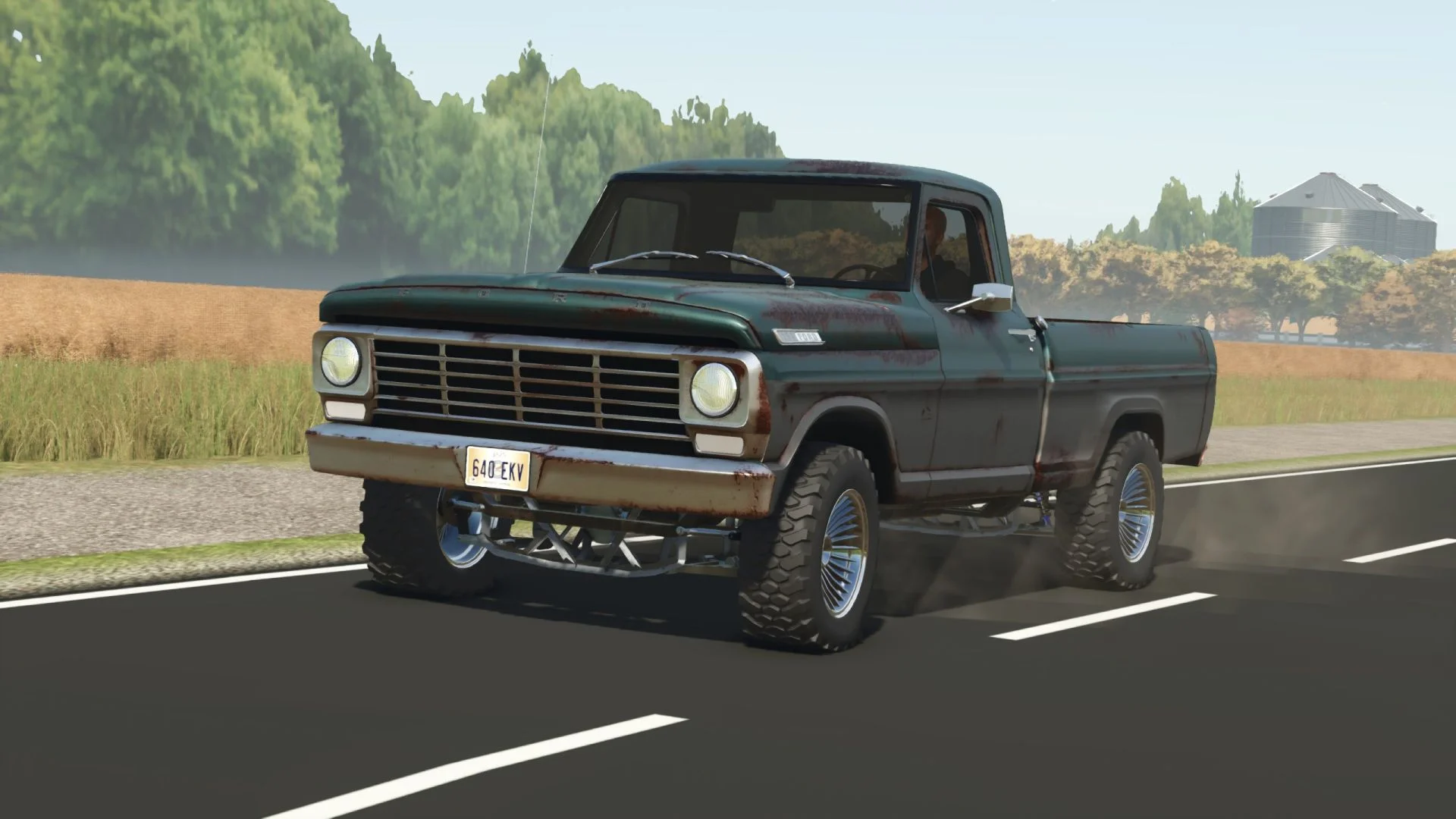 FS25 Rusted Ford F250 v1.0 Vehicles Mod FS25 Mod Free Download