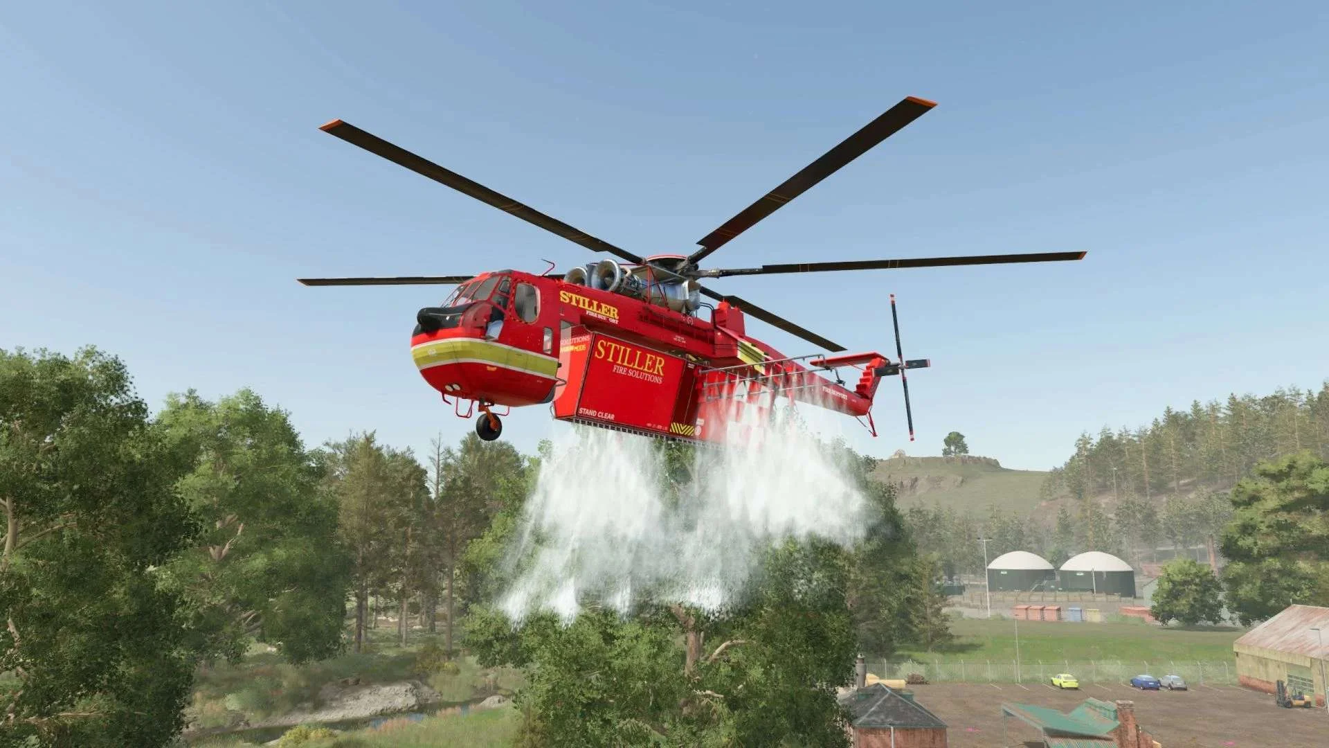 FS25 S64 Sprayer Helicopter v1.0 Vehicles Mod FS25 Mod Free Download