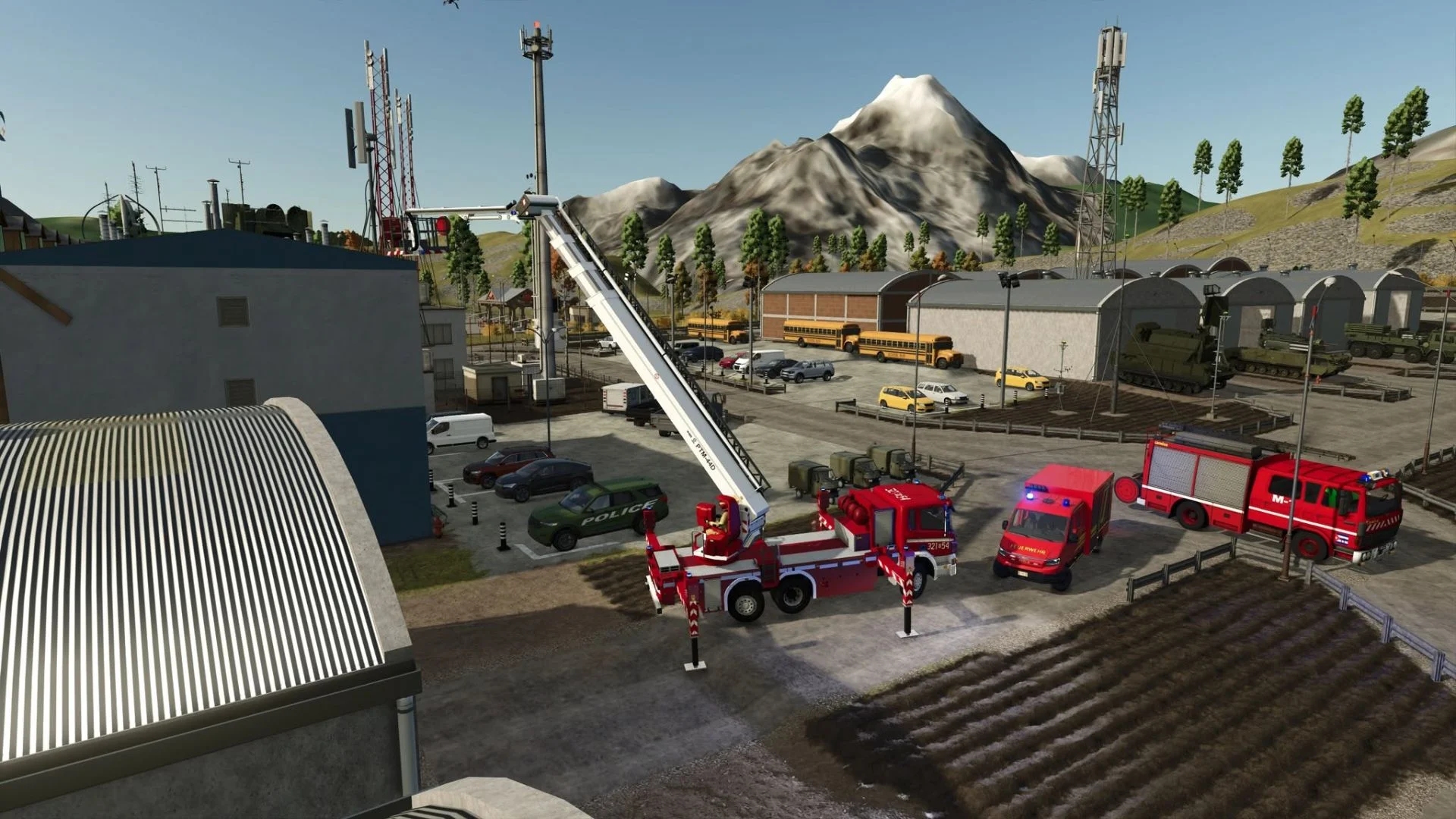 FS25 Scania Fire Unit – Articulated Reacte342C53 V1.0 Vehicles Mod FS25 Mod Free Download