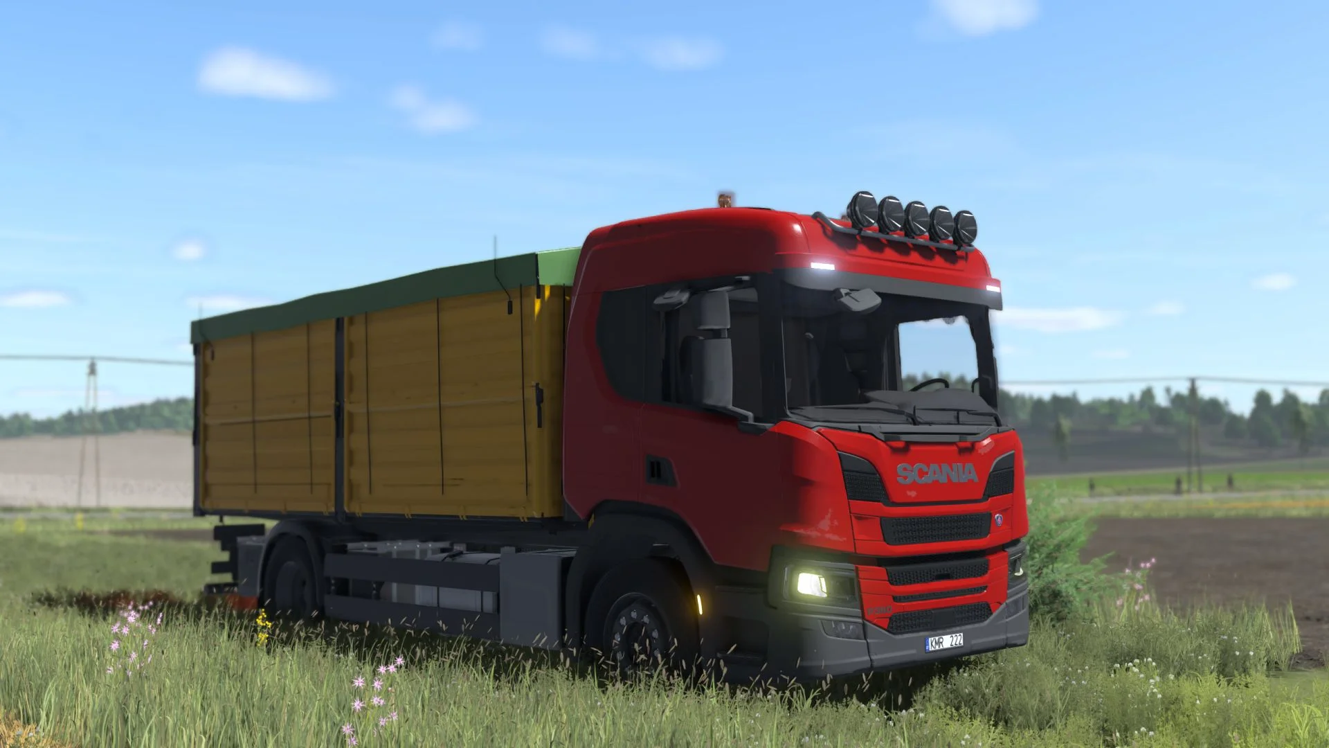 FS25 Scania P220/360-7L/9L V1.0 Vehicles Mod FS25 Mod Free Download