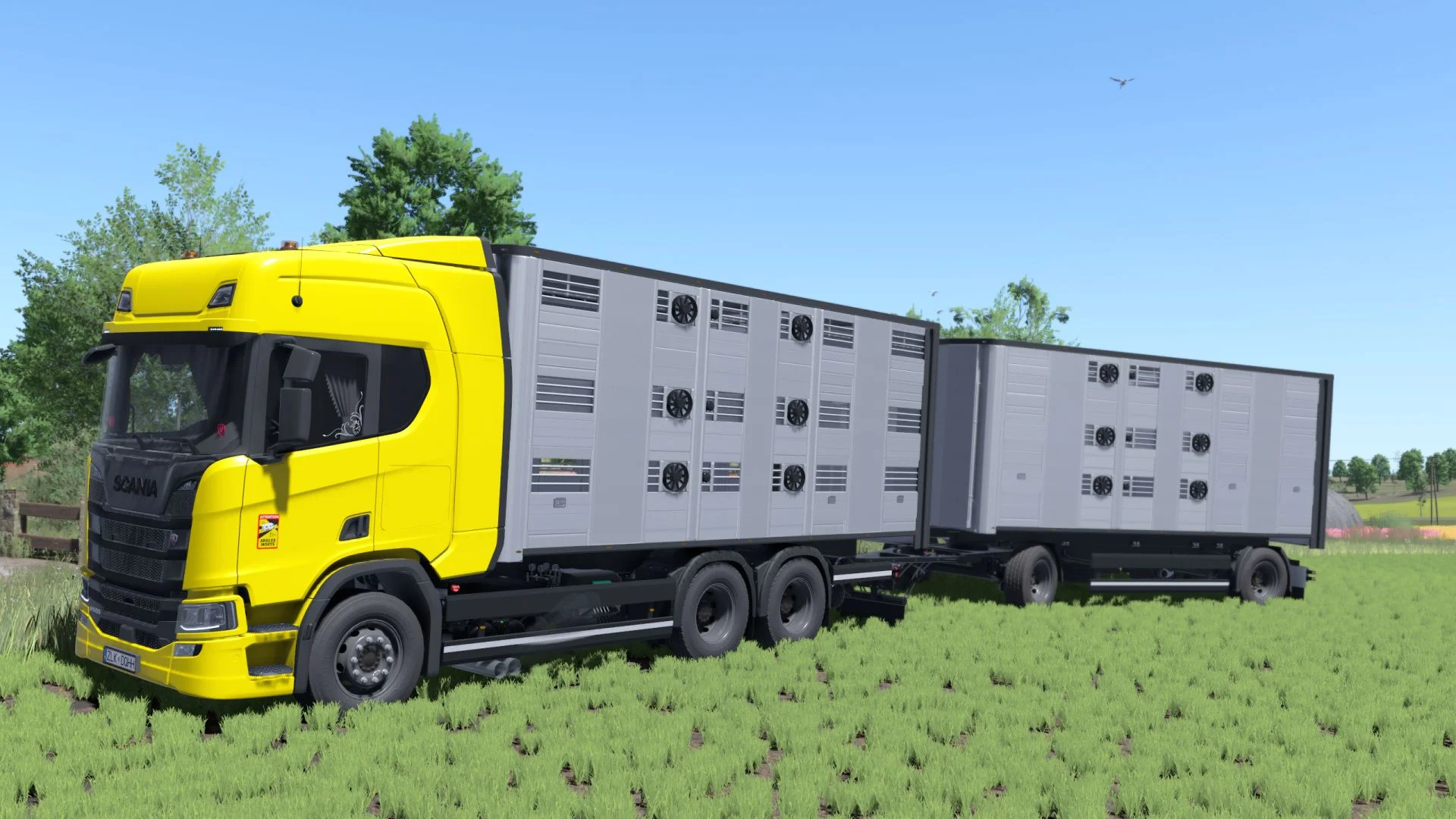 FS25 Scania R animal transport V1.0.0.1 Vehicles Mod FS25 Mod Free Download