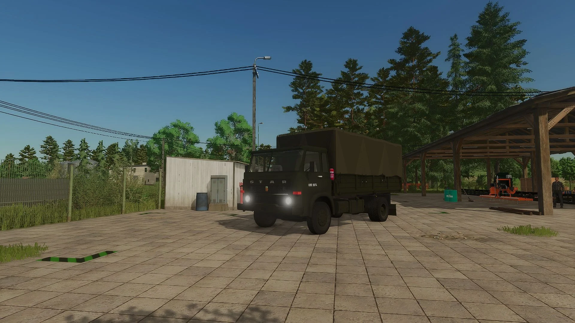 FS25 Star 28 tarpaulin Polish army V1.0 Vehicles Mod FS25 Mod Free Download