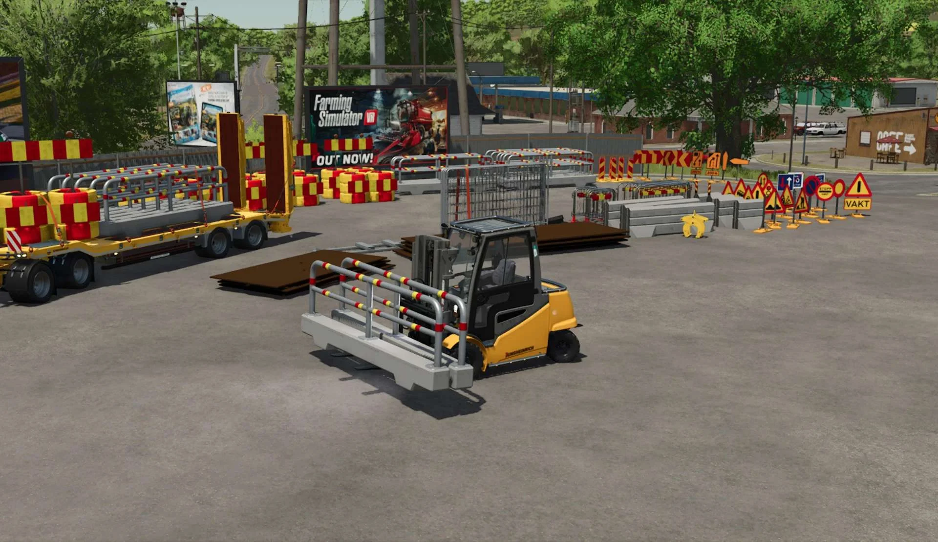 FS25 Swedish Construction Safety Pack v2.0 Vehicles Mod FS25 Mod Free Download